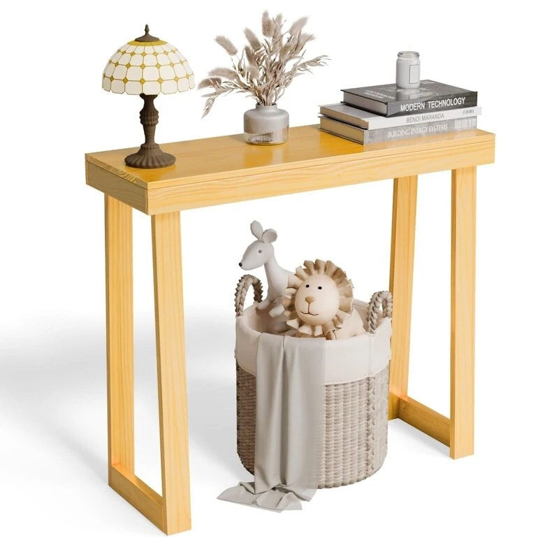 Console moderne en bois massif pour l'entrée ou le couloir
