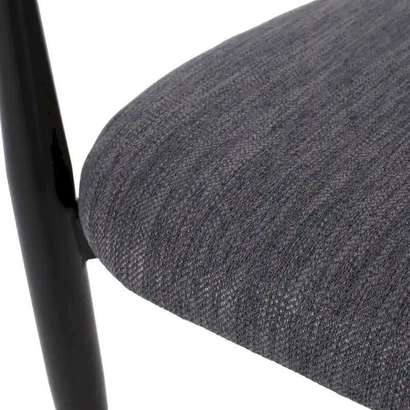 Chaises de salle à manger modernes industrielles rembourrées avec cadre en fer