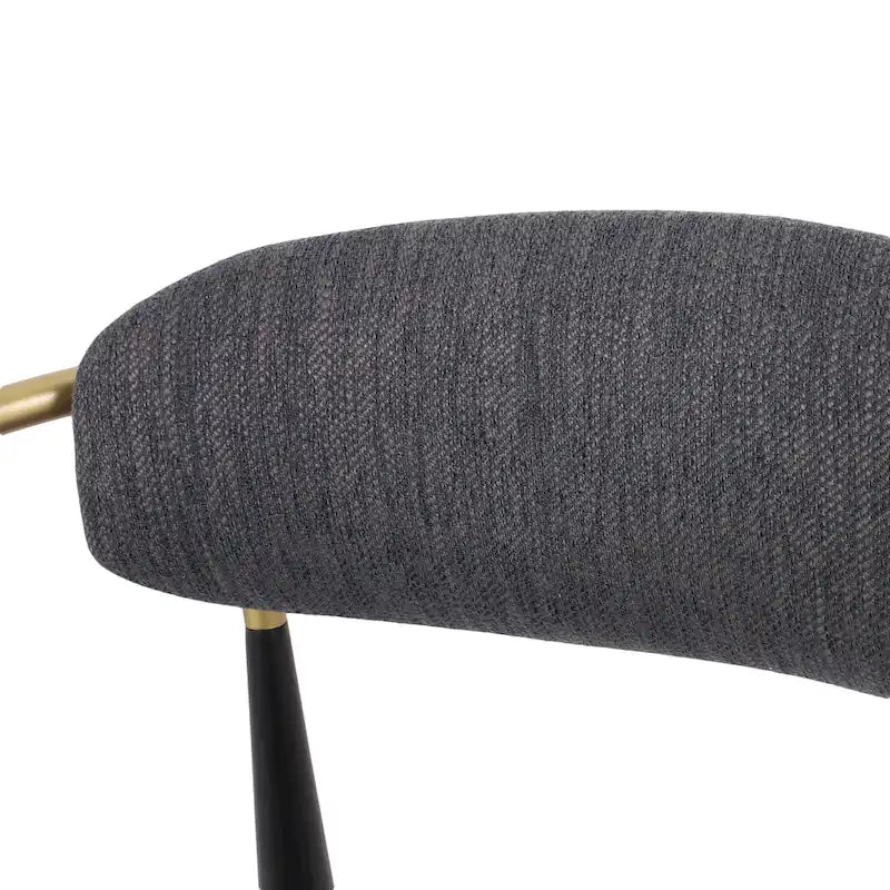 Chaises de salle à manger modernes industrielles rembourrées avec cadre en fer