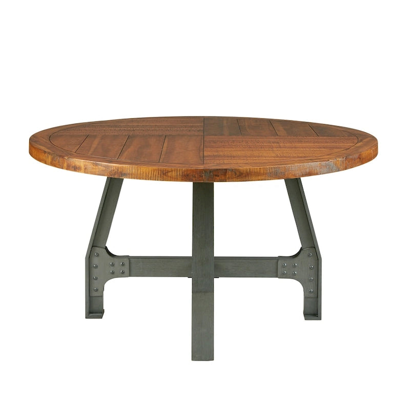 Table ronde de salle à manger/de réunion - Ambre/Graphite