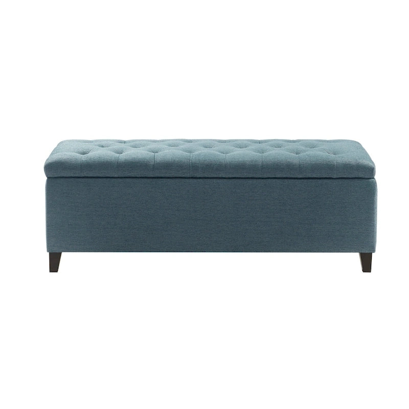 Banc de rangement capitonné