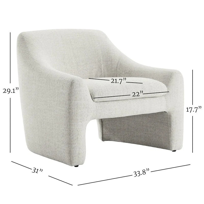 Fauteuil d'appoint moderne surdimensionné