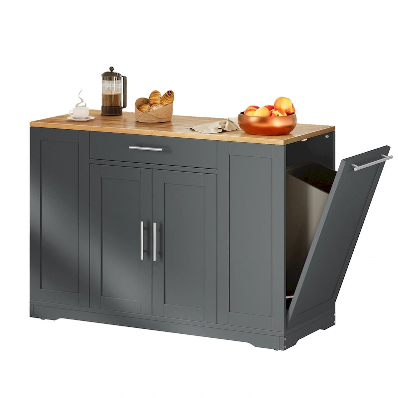 Îlot de cuisine roulant avec rangement, armoire de cuisine mobile portable, chariot de cuisine mobile