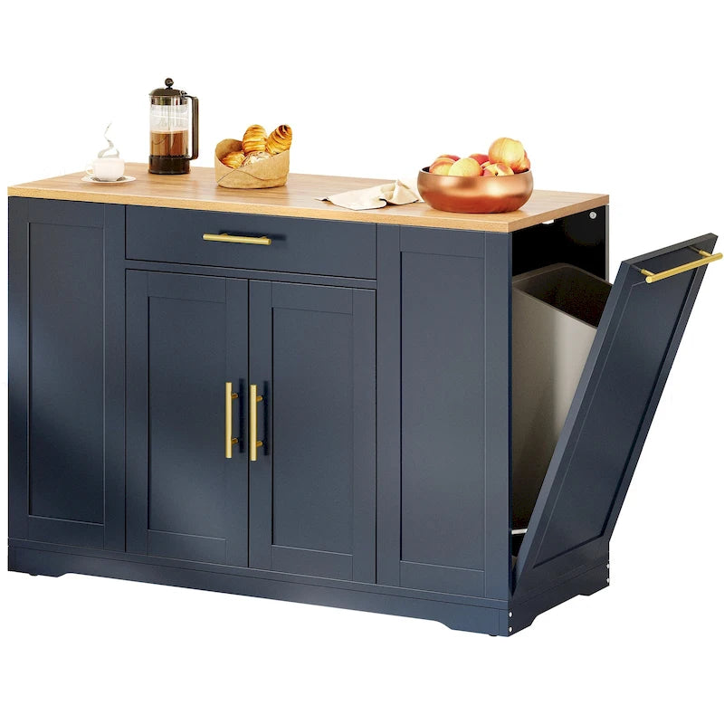 Îlot de cuisine roulant avec rangement, armoire de cuisine mobile portable, chariot de cuisine mobile