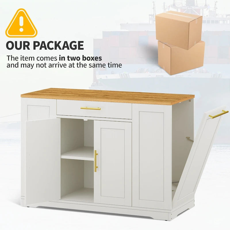 Îlot de cuisine roulant avec rangement, armoire de cuisine mobile portable, chariot de cuisine mobile