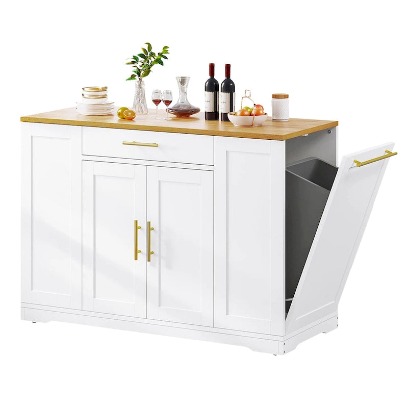 Îlot de cuisine roulant avec rangement, armoire de cuisine mobile portable, chariot de cuisine mobile