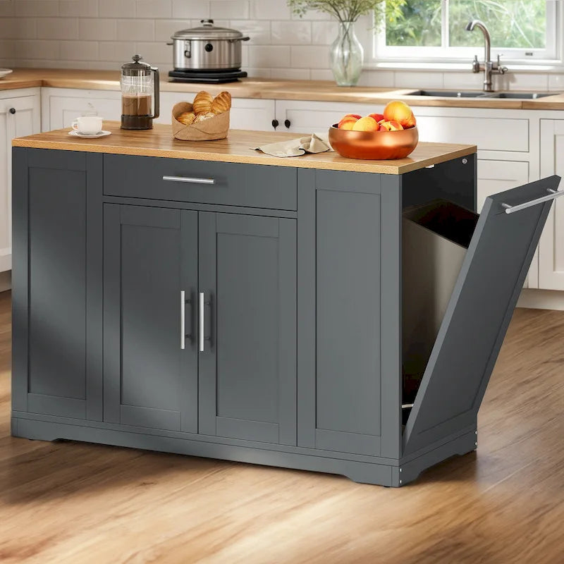 Îlot de cuisine roulant avec rangement, armoire de cuisine mobile portable, chariot de cuisine mobile