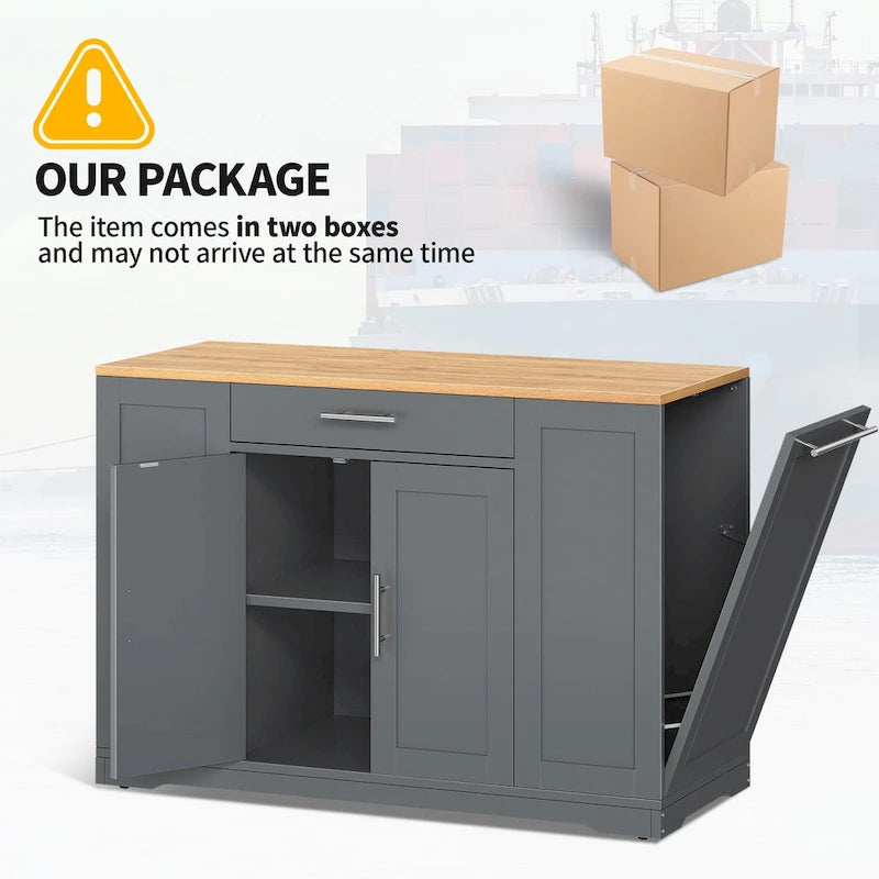 Îlot de cuisine roulant avec rangement, armoire de cuisine mobile portable, chariot de cuisine mobile