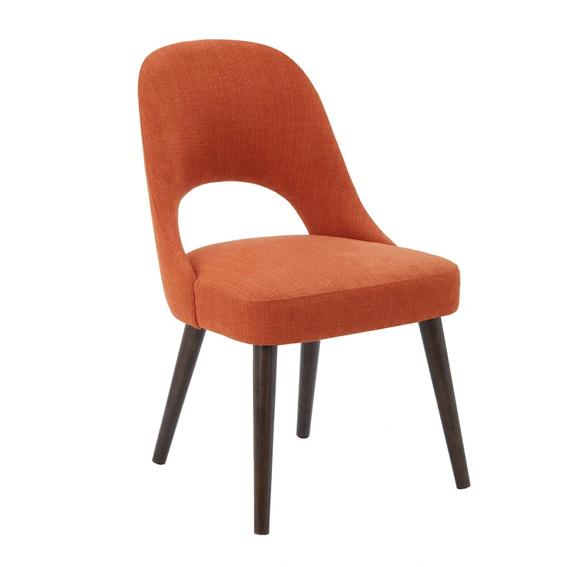 Chaises de salle à manger rembourrées avec dossier ajouré