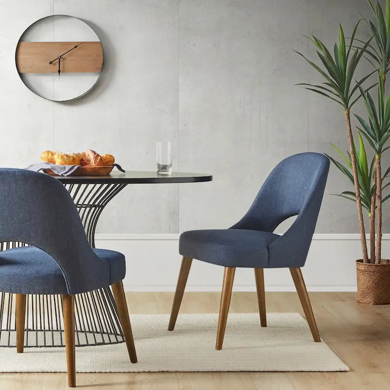 Chaises de salle à manger rembourrées avec dossier ajouré