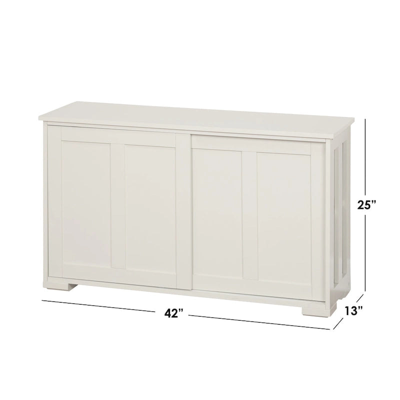 Buffet/bahut empilable à portes coulissantes