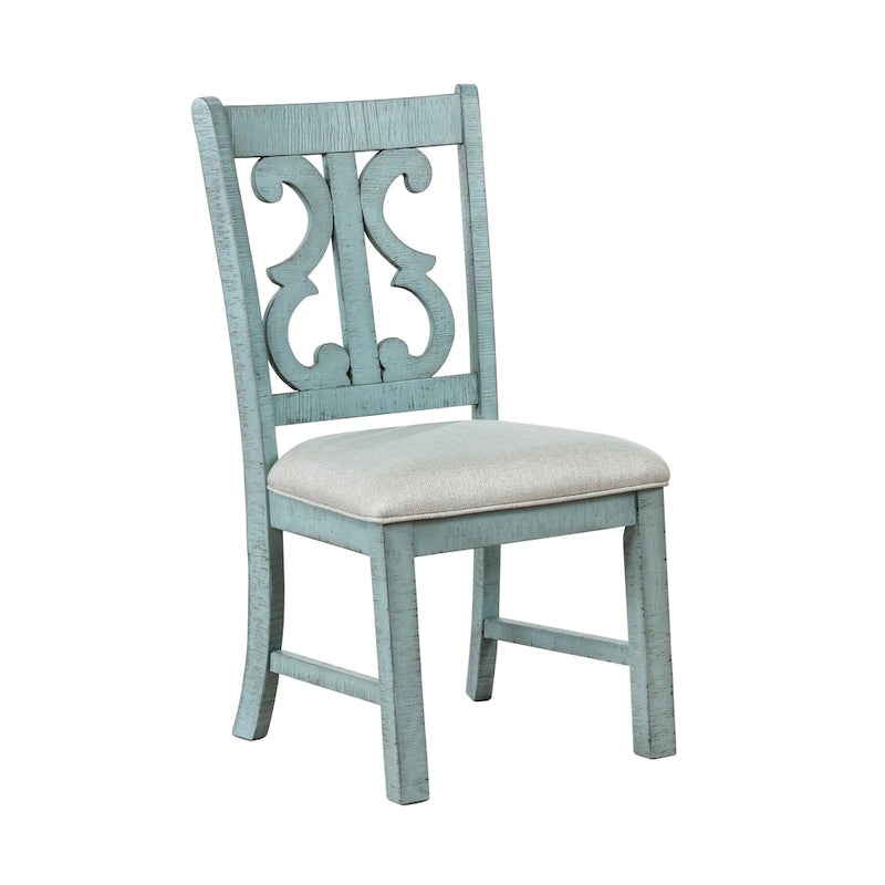 Chaises de salle à manger en bois rustique