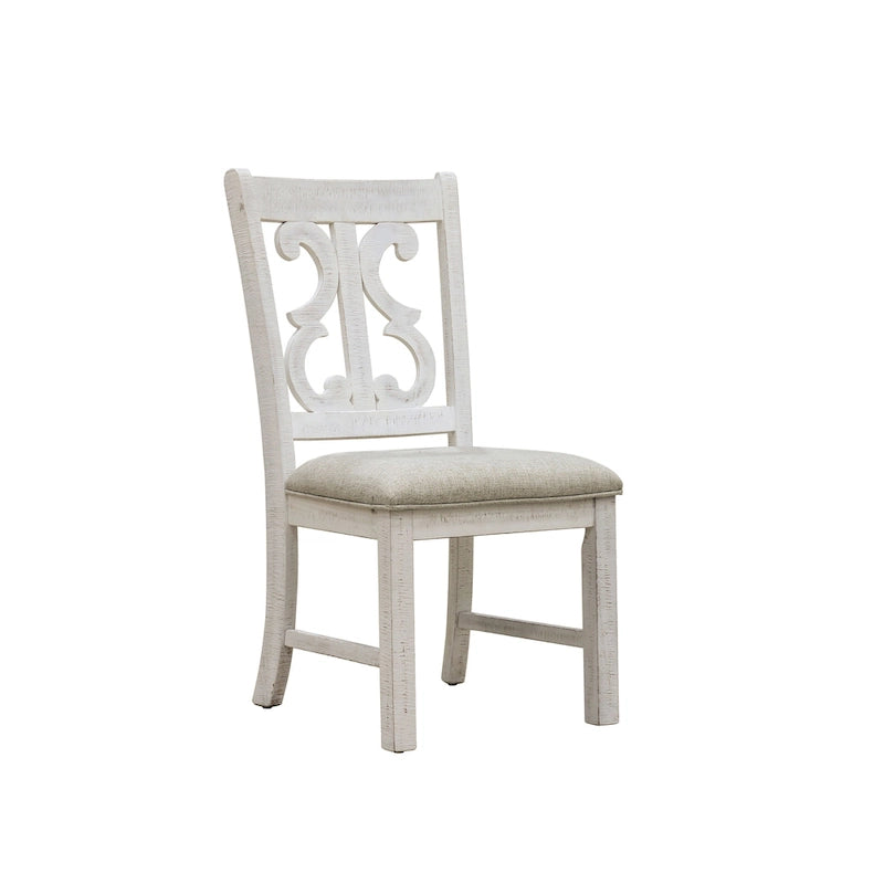 Chaises de salle à manger en bois rustique