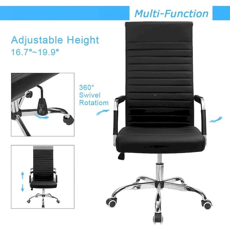 Chaise de bureau Chaise de conférence à dossier haut