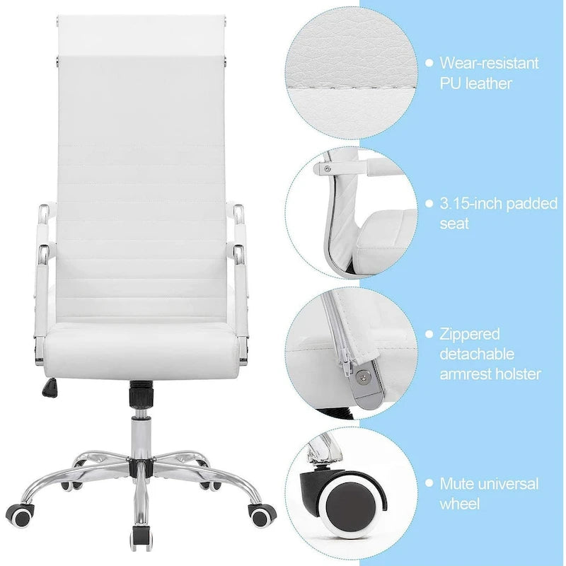 Chaise de bureau Chaise de conférence à dossier haut