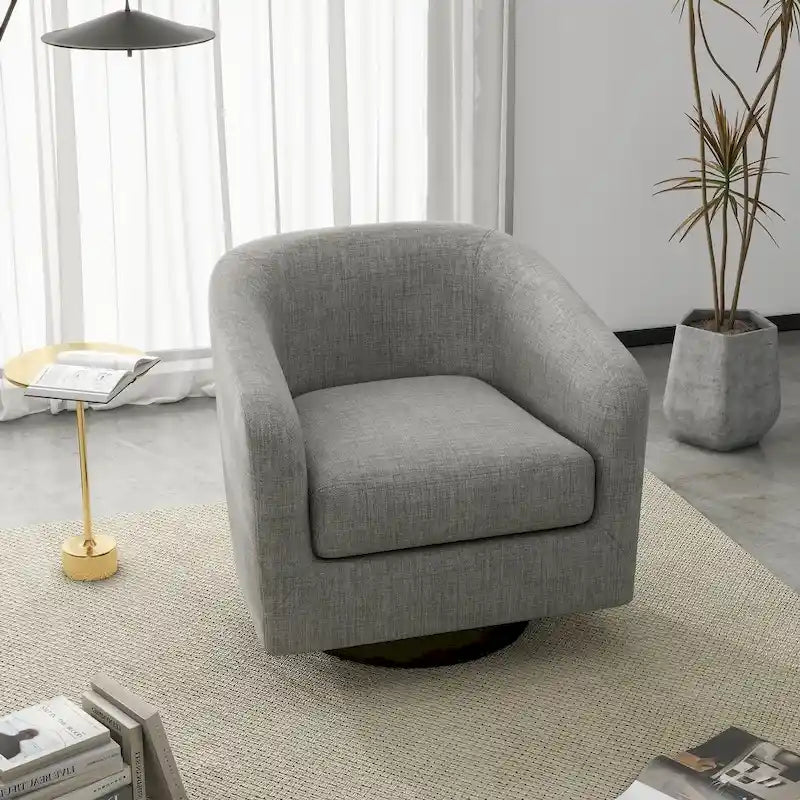 Fauteuils d'appoint pivotants à 360° modernes