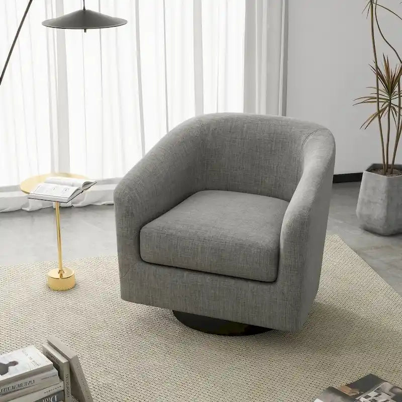 Fauteuils d'appoint pivotants à 360° modernes