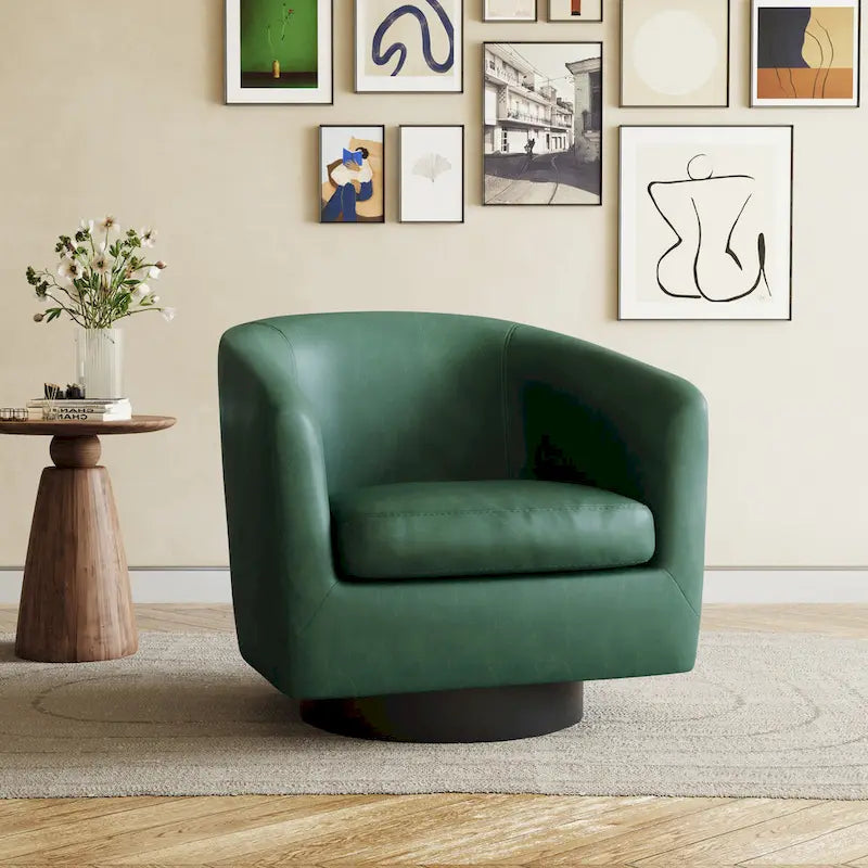 Fauteuils d'appoint pivotants à 360° modernes