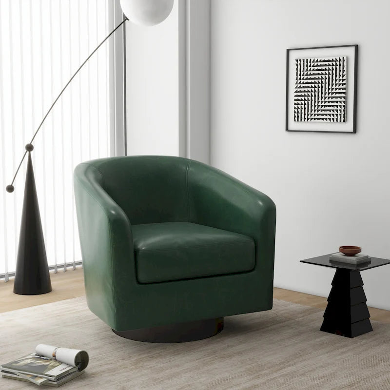 Fauteuils d'appoint pivotants à 360° modernes