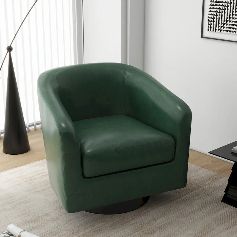 Fauteuils d'appoint pivotants à 360° modernes