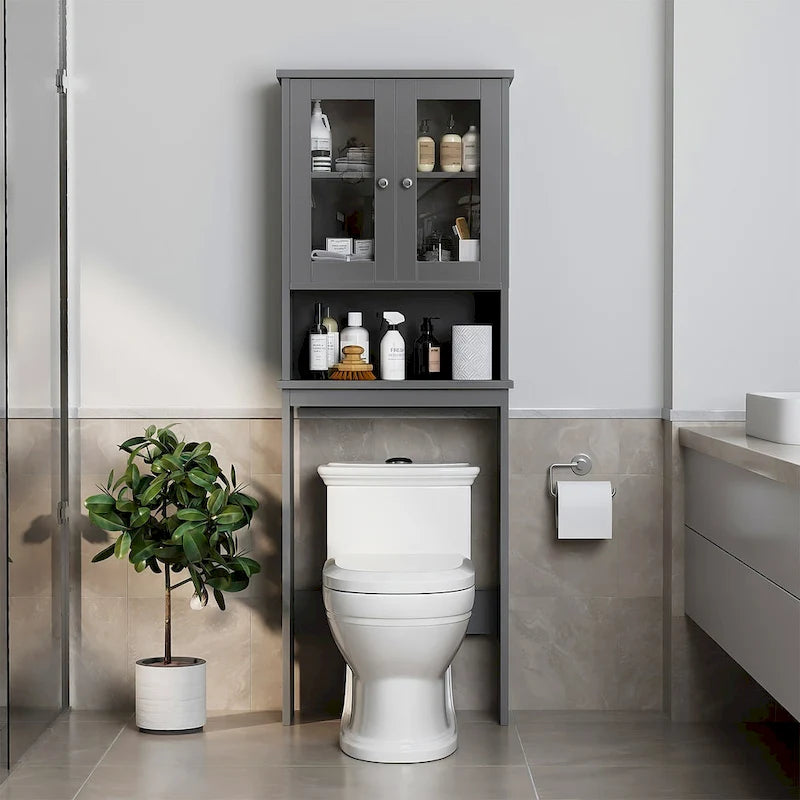 Meuble de Rangement au-dessus des Toilettes