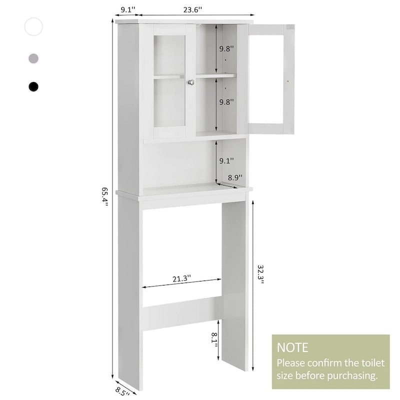 Meuble de Rangement au-dessus des Toilettes
