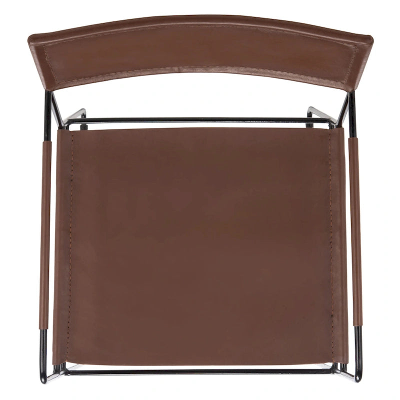Chaise de salle à manger en cuir