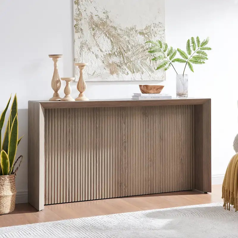 Console rectangulaire au design contemporain moderne