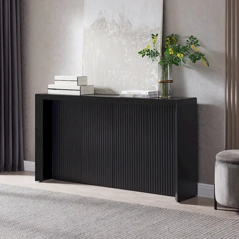 Console rectangulaire au design contemporain moderne