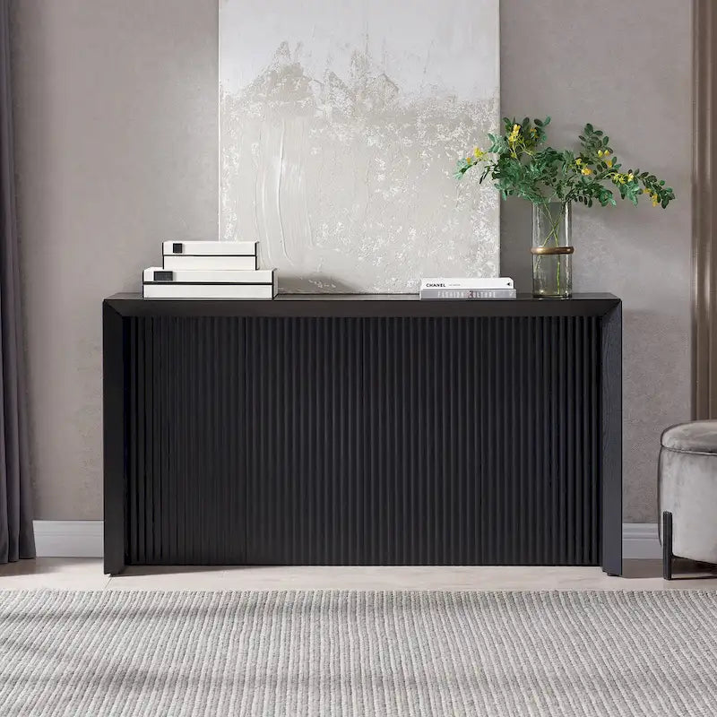 Console rectangulaire au design contemporain moderne