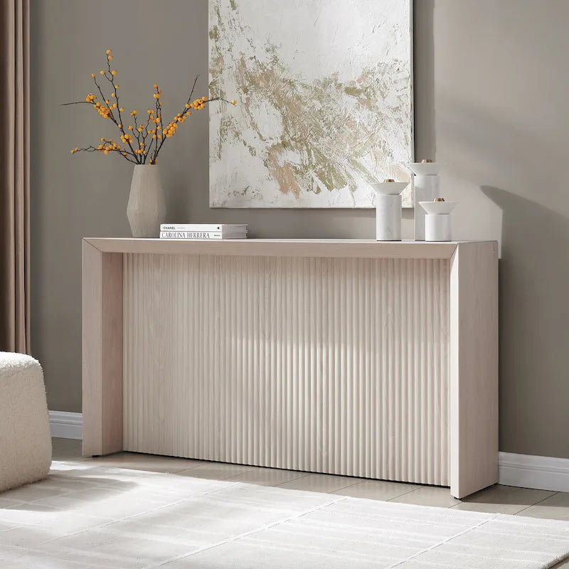 Console rectangulaire au design contemporain moderne
