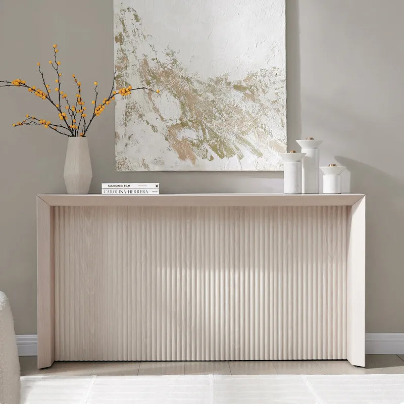 Console rectangulaire au design contemporain moderne