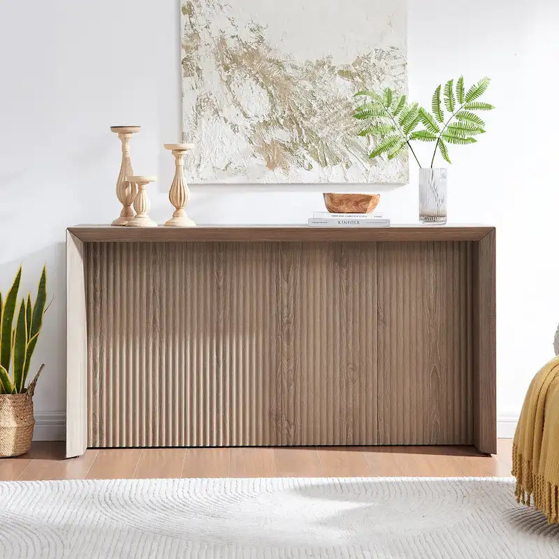 Console rectangulaire au design contemporain moderne