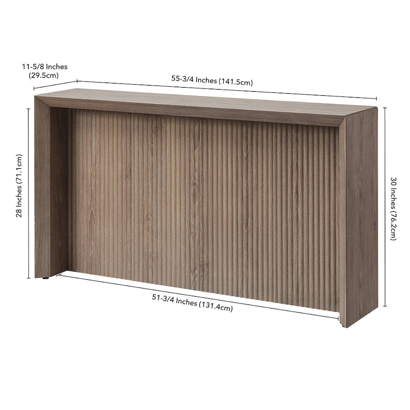 Console rectangulaire au design contemporain moderne