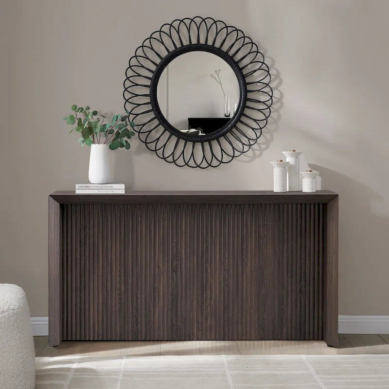 Console rectangulaire au design contemporain moderne