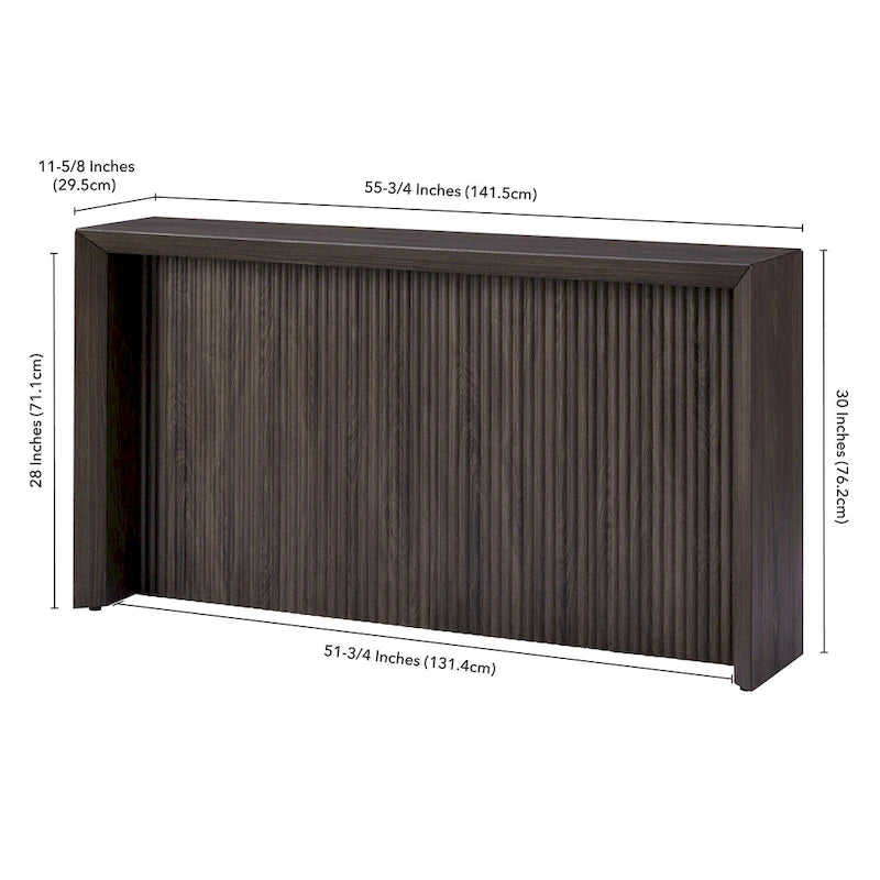 Console rectangulaire au design contemporain moderne