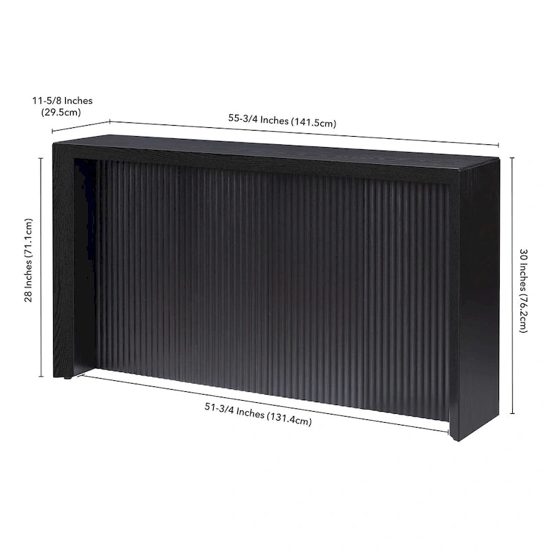 Console rectangulaire au design contemporain moderne