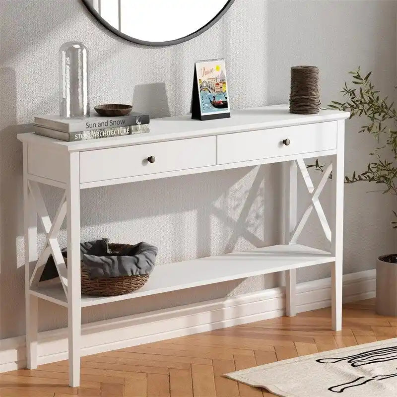 Console avec tiroirs