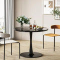 Table de cuisine ou de salle à manger ronde, style Mid-Century Modern