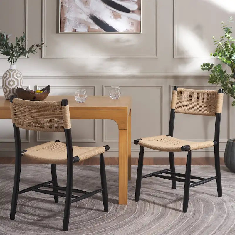 Chaise de salle à manger en corde